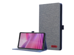 Capa De Couro Texturizada Com Aba Horizontal Para Tablet Lenovo Tab K9 / Tab One