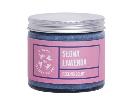 Four Spokes Salt Body Scrub Lavender Serenity, 250 Ml Mydlarnia Cztery Szpaki