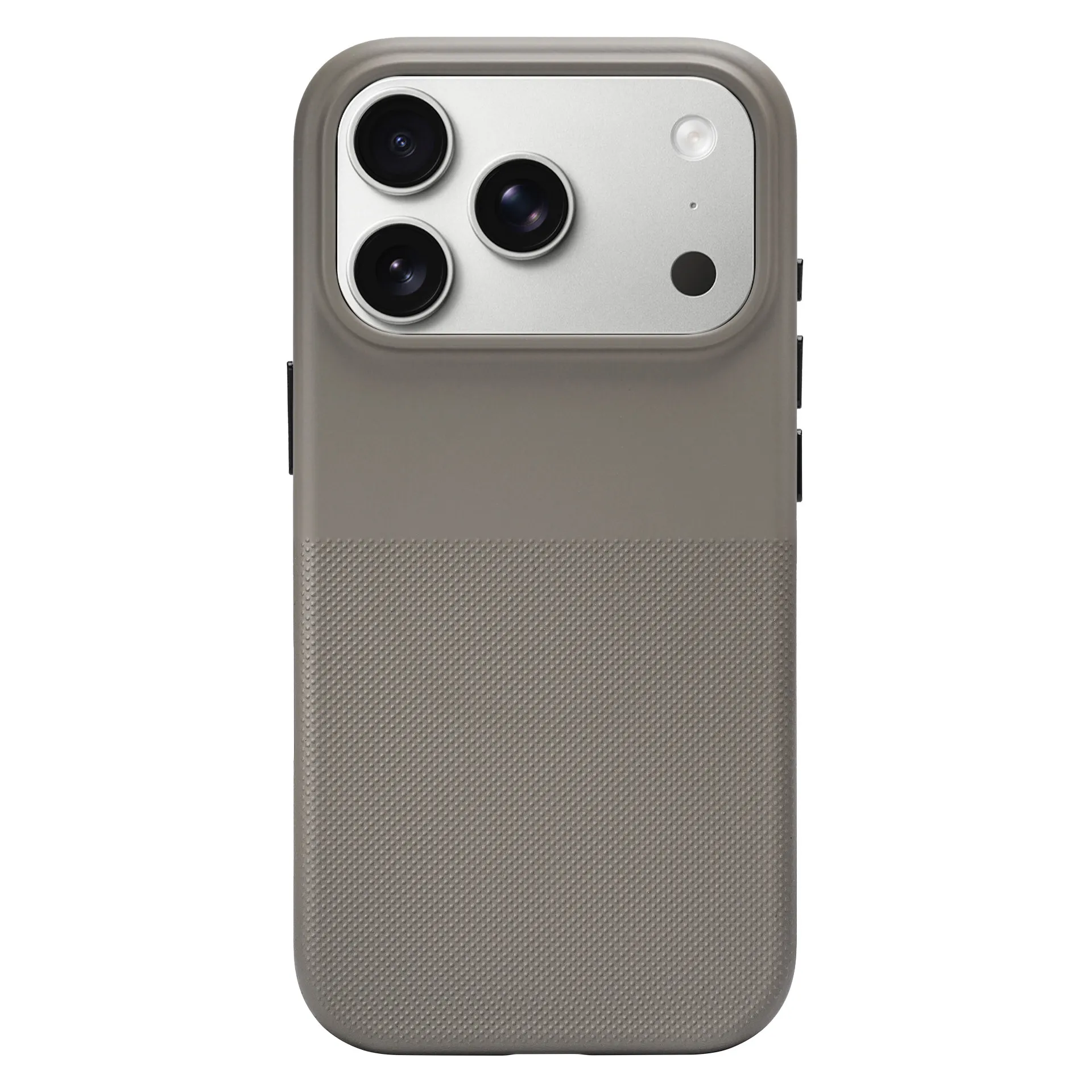 Capa Protetora À Prova De Choque Com Carregamento Sem Fio Magnético Soft Dot (cinza) Para Iphone 17 Pro Max