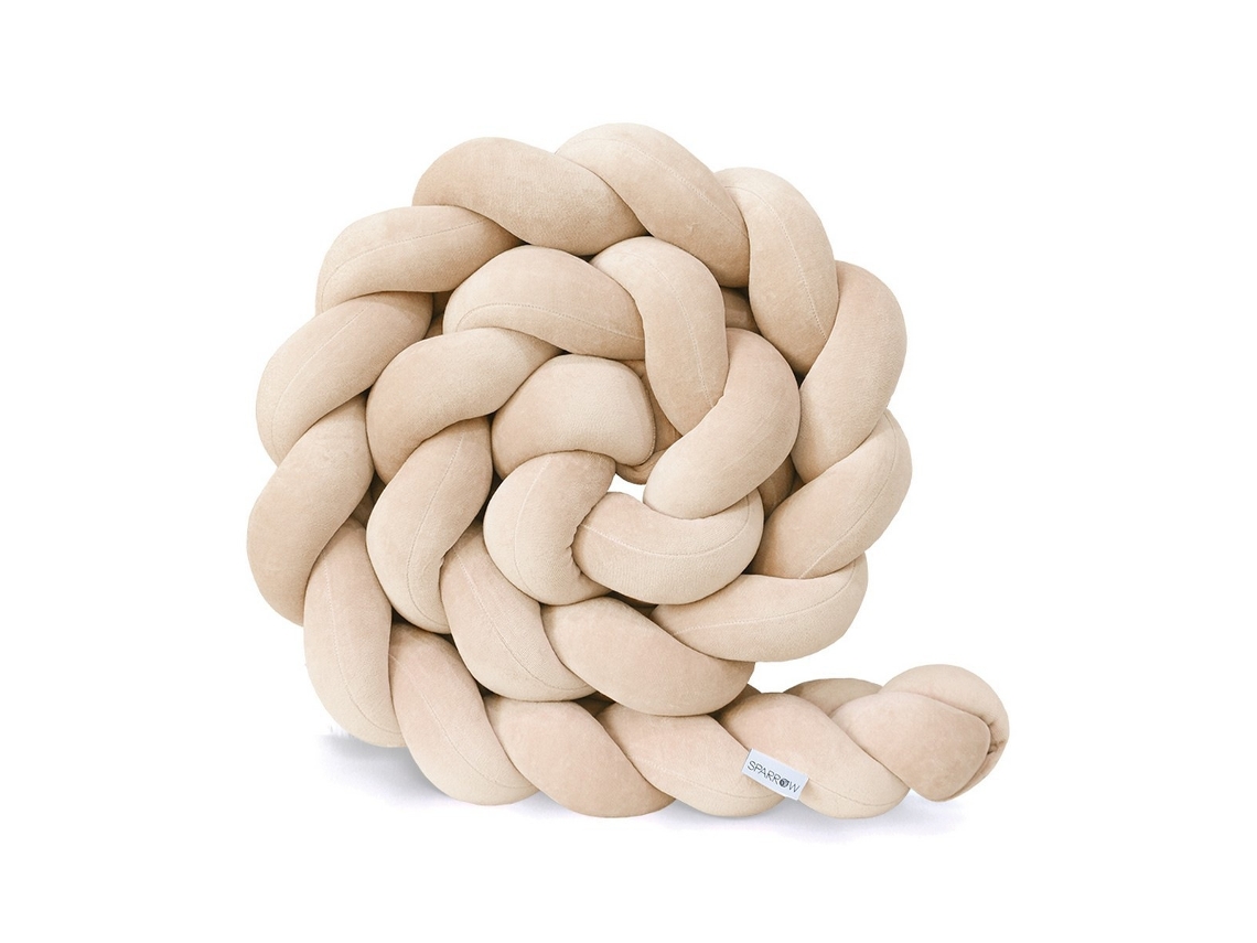 Protetor De Berço Anticolisão Para Bebês, 200 Cm (bege) Czhhmart