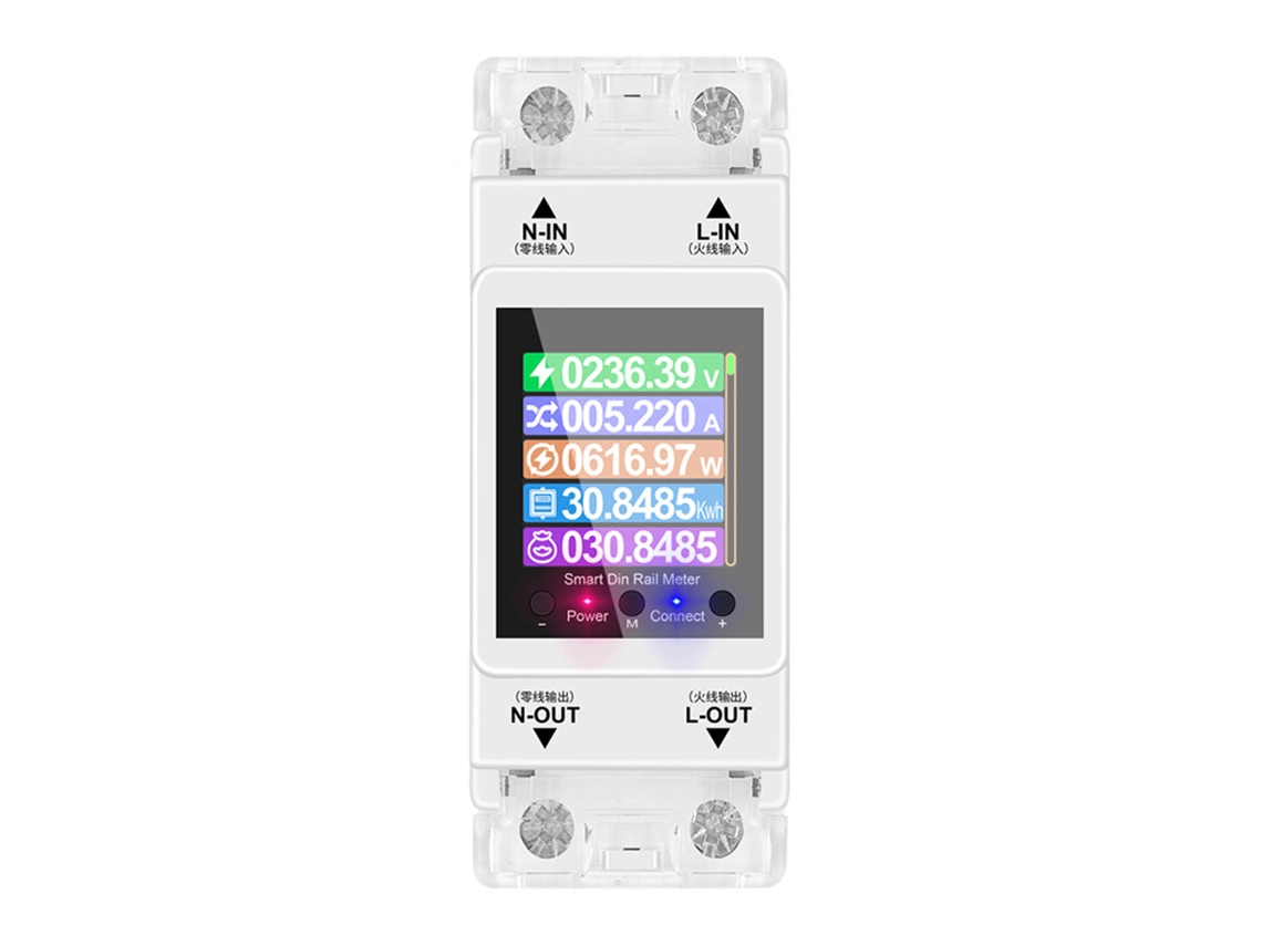 Laxiscreed Medidor De Energia Wifi Smart Rail Com Acesso Remoto