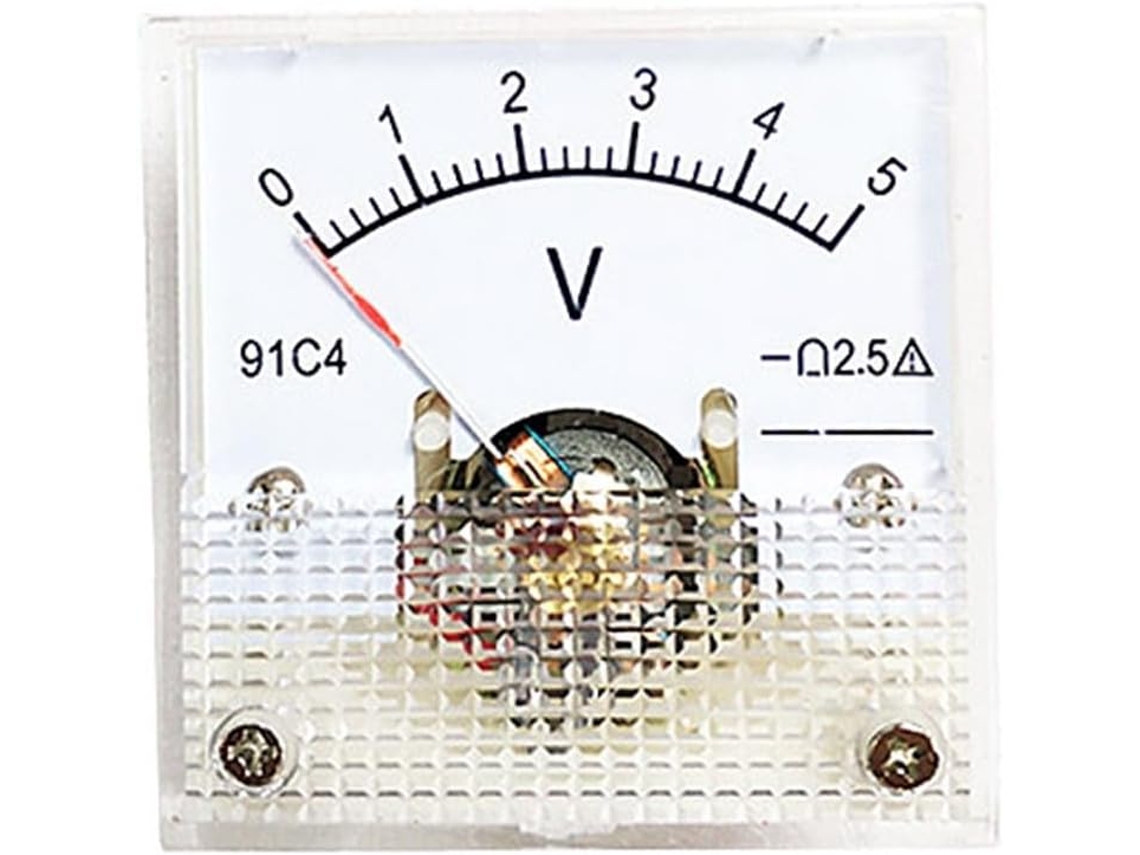 Amperímetro De Painel Analógico, Voltímetro Cc 91c4