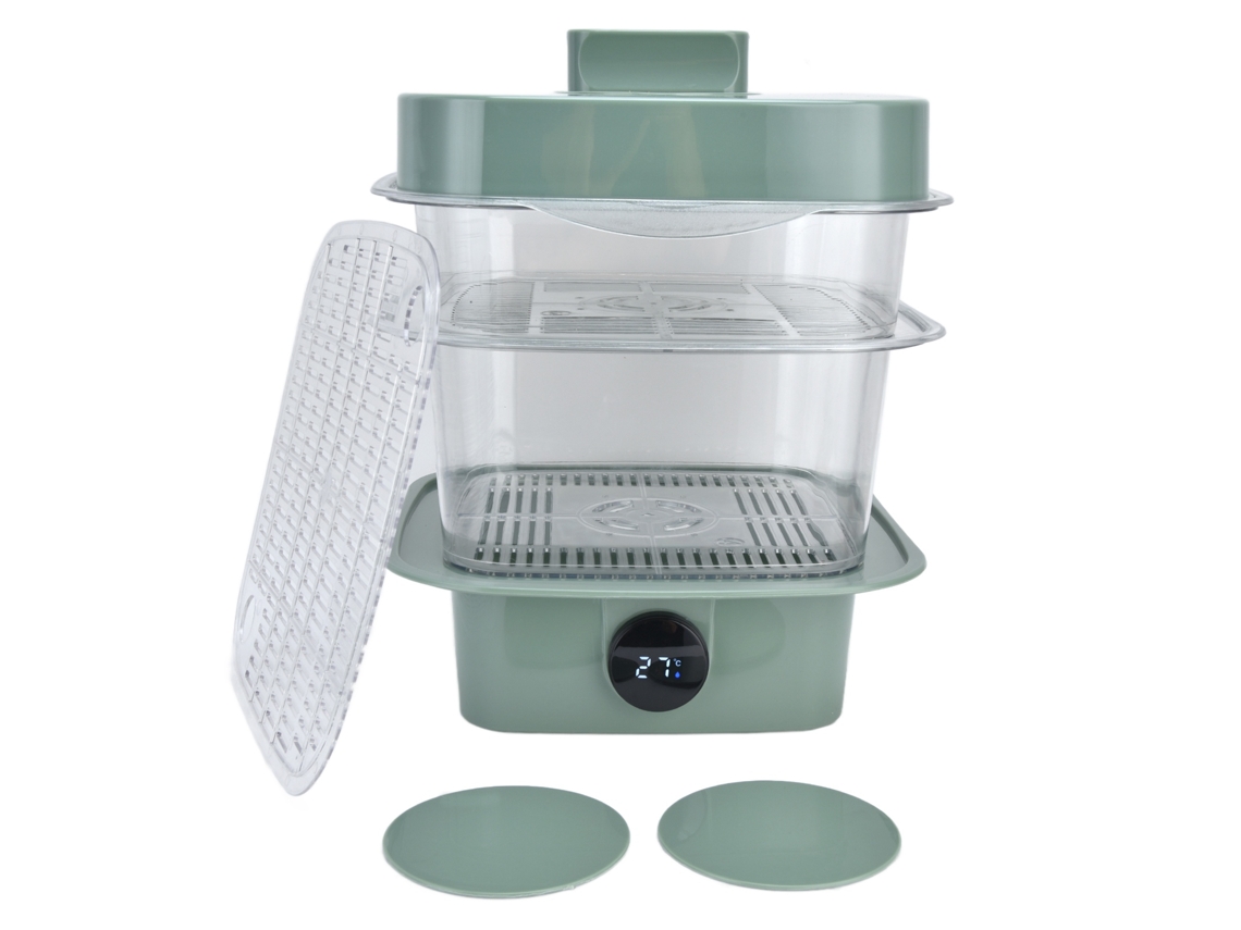 Kit de 4/6 Tampa Isolante de Alimentos S/MARCA, com Painel de Temperatura Transparente para Sobremesas e Armazenamento