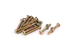 Parafusos E Porcas De Cabeça Sextavada M6x50mm Panela Para Móveis,