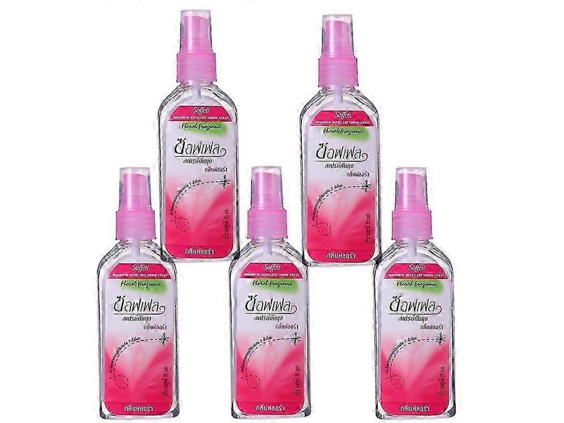 Spray Repelente De Mosquitos Tailandês, 5x, Para Picadas, Inchaço E Coceira. Líquido O Corpo.