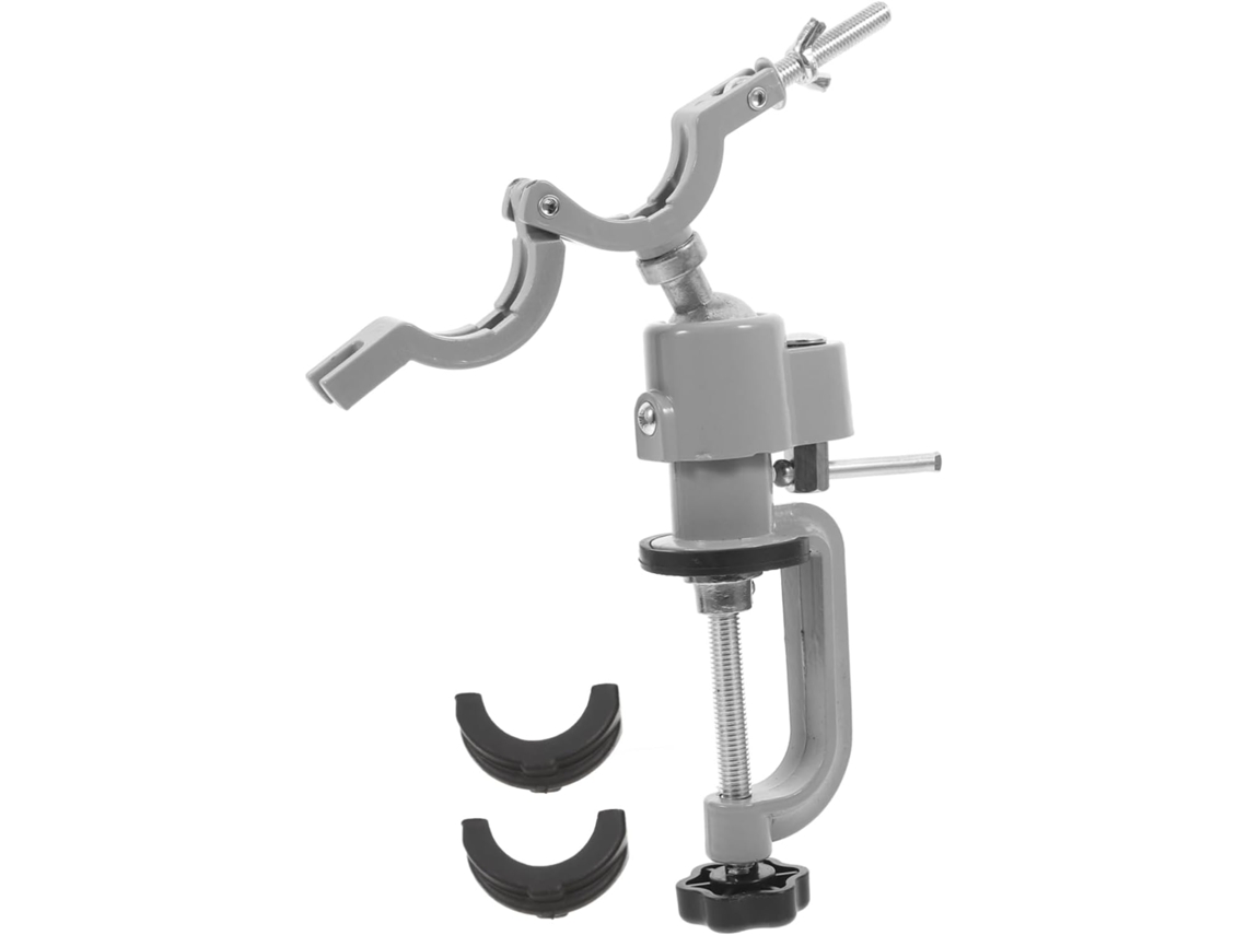 Suporte Para Furadeira Elétrica Com Rotação De 360° , Grampo Mesa Vers
