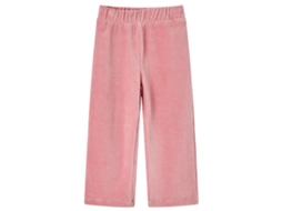 Calças Para Crianças Bombazina Rosa-claro 128