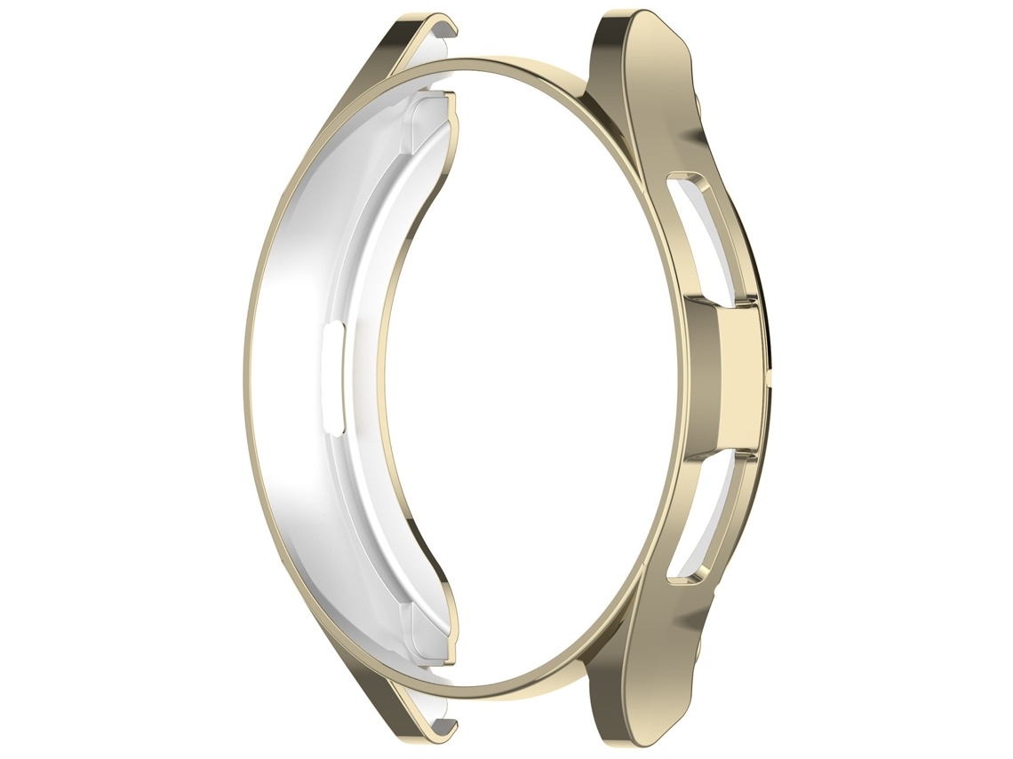 Capa Protetora Lurelia Para Samsung Galaxy Watch 6 Classic 47 Mm Ouro Claro