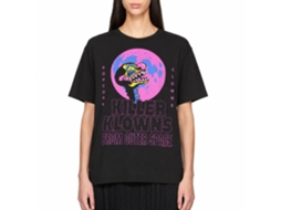 Rockinstone Killer Klowns Popcorn Clowns Black Adult T-shirt Size:l