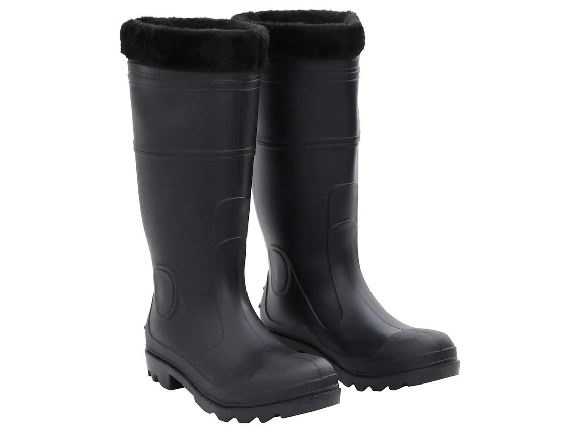 Rain Boots Vidaxl Preto Pvc (41)