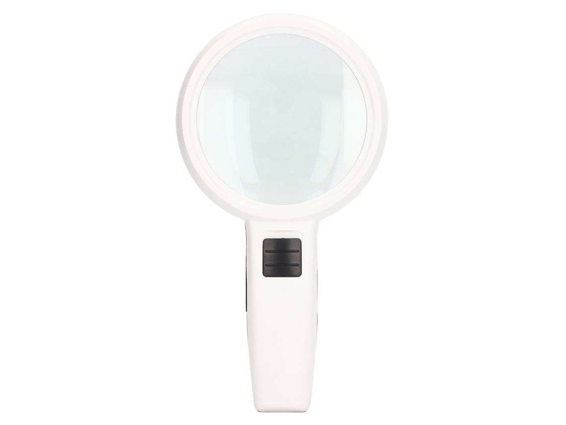 Lupa Aumentadora 30x Hd Manual Iluminada Com Interruptor Antideslizante