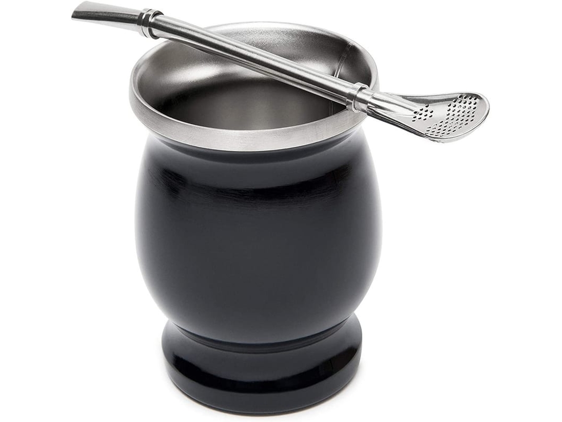 Conjunto De Chá Mate Parede Dupla Caneca Para Café E Chá Mate Com Colher