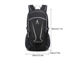 Mochila Plegável Impermeável Leve para Viagem Outdoor Camping S/MARCA