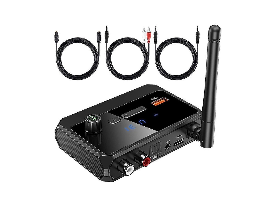 Adaptador Bluetooth Para Receptor Estéreo - Receptor Bluetooth 5.3, Adaptador De Áudio Sem Fio Para Sistema Estéreo Doméstico