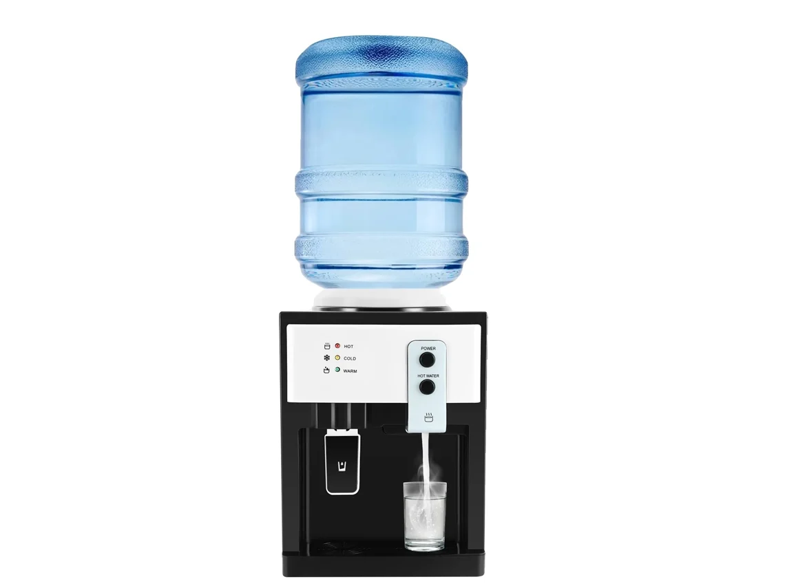 Dispensador De Água Fria E Quente, Funcionalidade Compacta, Preto Oem