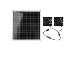 Ventilador Solar Portátil Externo 20w12v Multifuncional