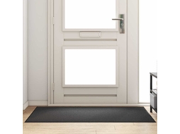 Vidaxl Tapete De Entrada Antracite E Preto 90 X 150 Cm 100% Poliamida
