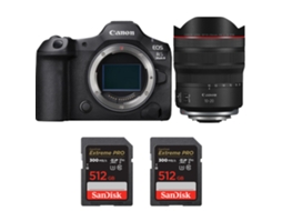 Eos R5 Mark Ii + Rf 10 20mm F/4 L Is Stm + 2 Sandisk 512gb Uhs ii 300mb/s + Ebook “20 Dicas para Fotos Que Impressionam” CANON