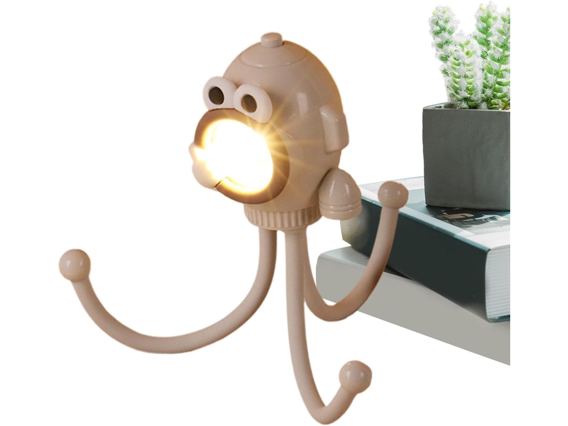 Luminária De Mesa Flexível Com Formato Ajustável Para Iluminação