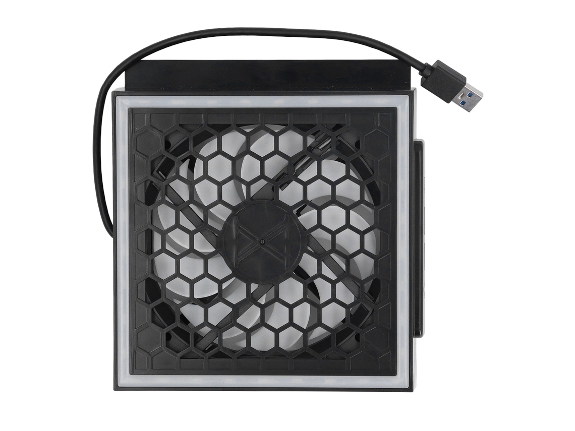 Aetheria ventilador de Resfriamento Lateral com 7 Modos Led 3 Velocidades e Portas Usb para Series S
