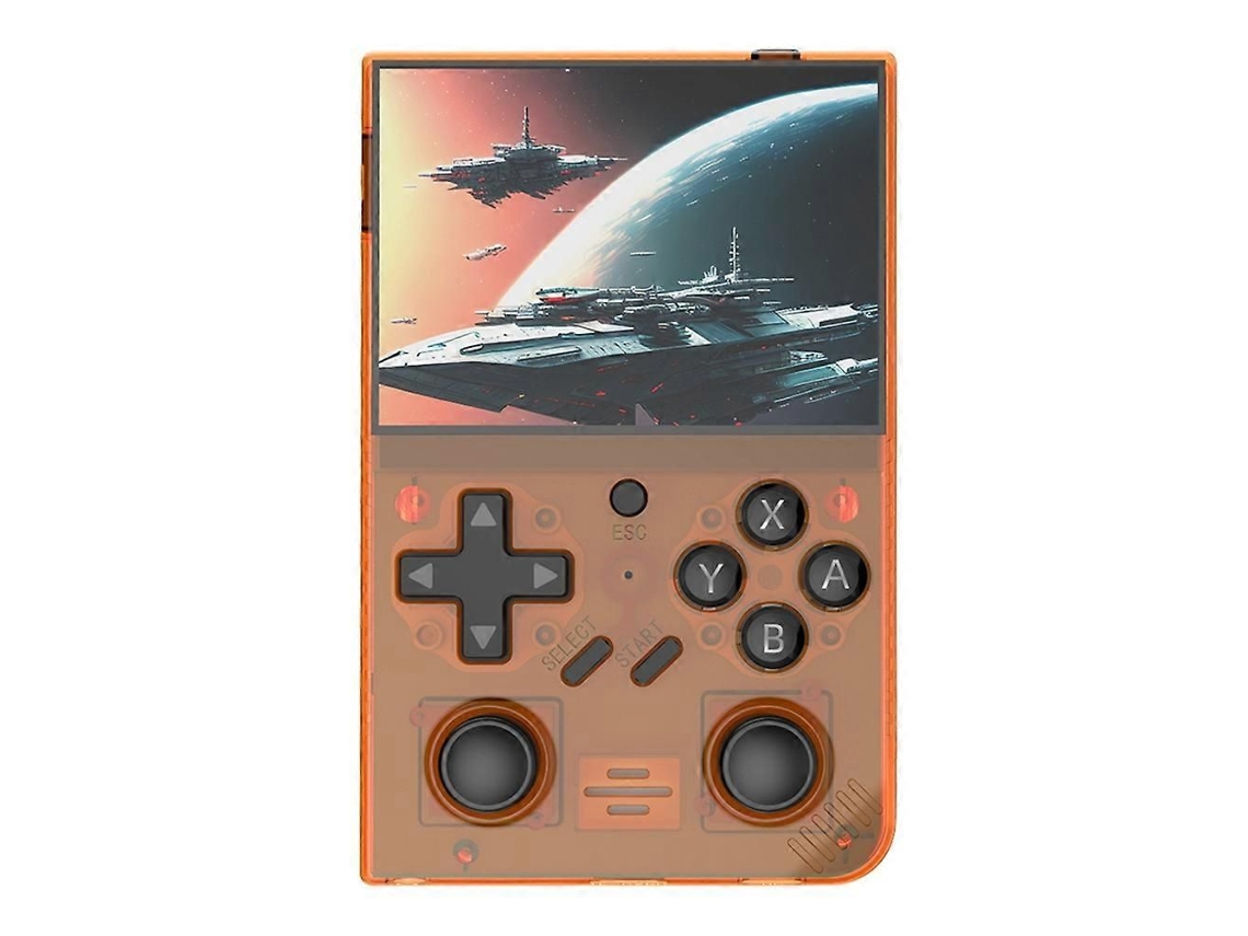 Console de Videogame Retrô R35plus, 128 Gb, Mais de 20.000 Jogos, Tela Ips de 3,5 Polegadas, Console Portátil com Sistema Linux para Psp e Ps1. GOKOCO