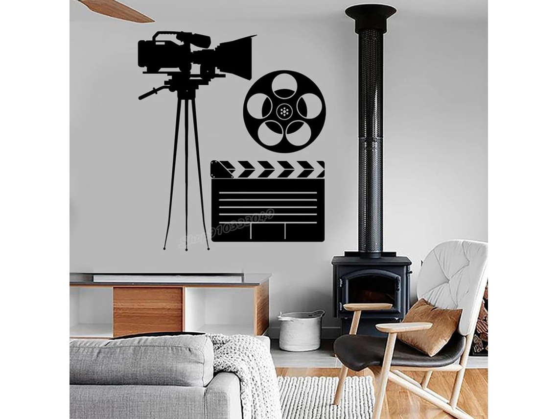 Cinema, Câmera, Adesivos Muraux, Atrizes, Adesivos Muraux Decorativos Em Vinil Sobre O Tema Do Cinema: Originais E Magníficos