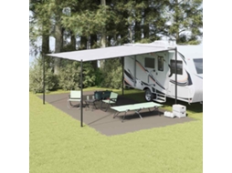 Vidaxl Tapete Para Barraca Cinzento-claro 800 X 400 Cm Polietileno