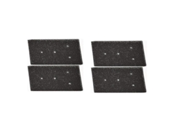 Kit com 4 Filtros para Secadora Whirlpool 481010716911 BRILVIBERA