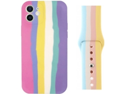 Kit Capa iPhone 13 Pro / iWatch Edition Series 7 - 41MM PHONECARE Multicor