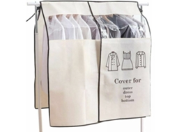 Lurelia Capa Para Roupa, Antipoeira, Com Fecho, Transparente, 90 X 110 Cm, Uso Doméstico