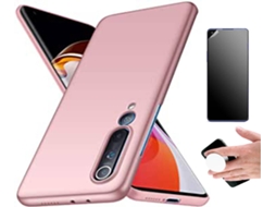 Kit Capa e Película Xiaomi Mi 10 Pro Ultimatte Turtleshell Y Popsocket Rosa