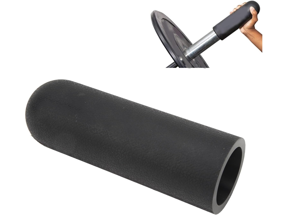 Herchr Pegas De Silicone Pretas Para Halteres, Leves E Confortáveis, Ideais Para Levantamento De Peso Com Barra 2 Polegadas