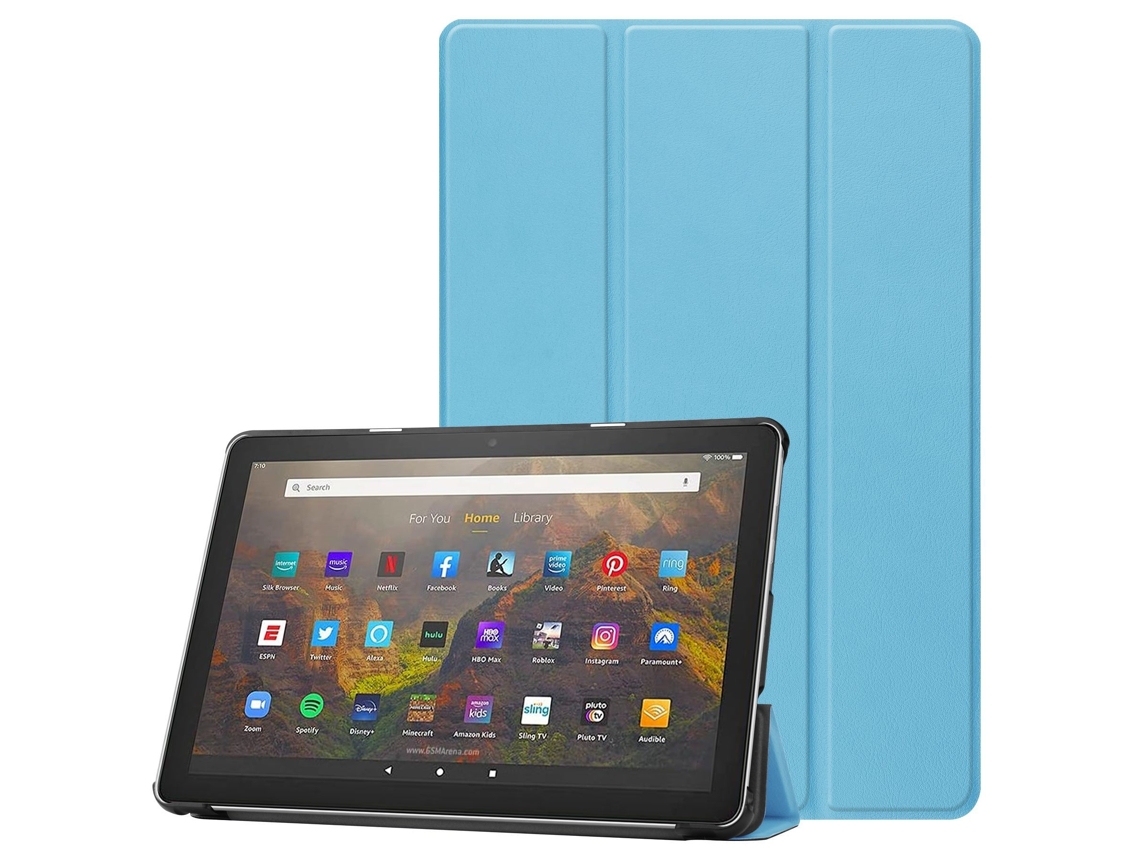 Capa Para Tablet Lurelia, Para Samsung Tab A7 Lite 8.7 T220/t225 2021, Azul Claro, Função Sono