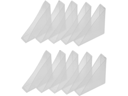 Ipetboom Conjunto De 100-protetores Canto Triangulares Para Móveis, Molduras E Espelhos Protetores De Canto Decorativos