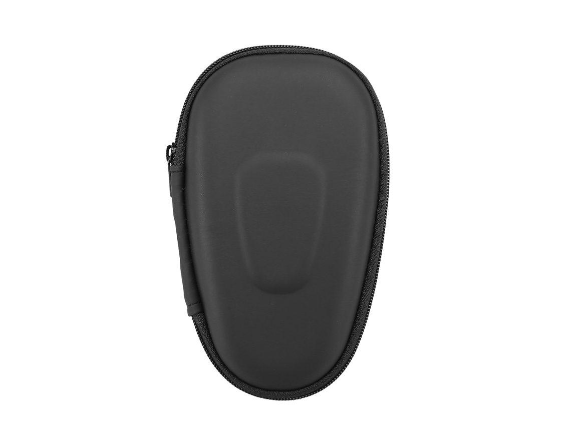 Estojo rígido em EVA para barbeador elétrico de lâmina dupla, bolsa protetora para viagens (preto)