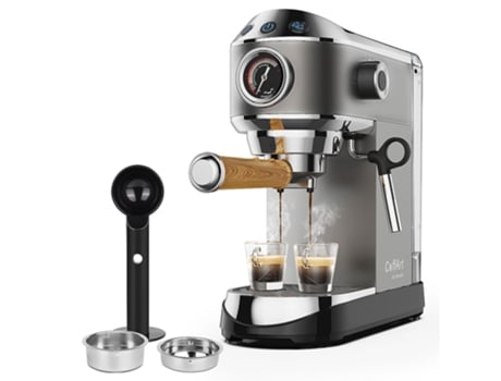 Máquina de Café Expresso Semiautomática BIOLOMIX Cm7008 com Varinha de Espuma de Vapor de Leite 20 Bar de Pressão 1.1L Tanque de Água