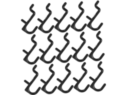 100 Ganchos De Plástico Para Painel Perfurado, Organizador Parede, Sup