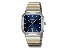 Relógio Skmei 9361 Com Pulseira De Aço, Mostrador Texturizado, Formato Quadrado, Estilo Business Casual, Quartzo.
