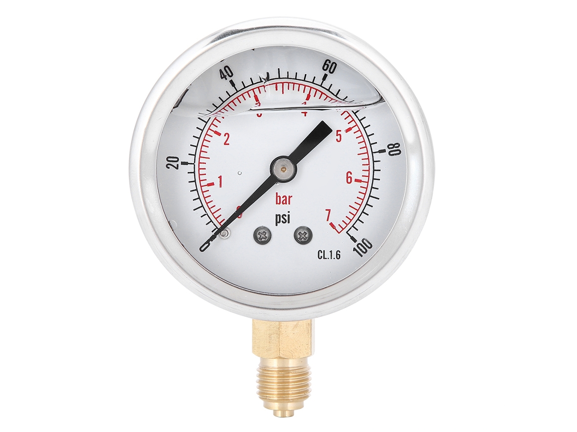 Manômetro de Pressão Radial Oleado 0-28bar | S/MARCA