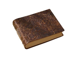 Caderno De Couro Vintage Requintado, Caderno De Esboços Antigo Feito À Mão, Presente Empresarial Brilvibera (entalhado Horizontalmente)