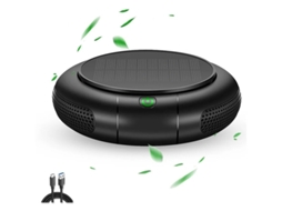 Purificador De Ar Solar Bateria 1200mah Portátil Bestvite Preto