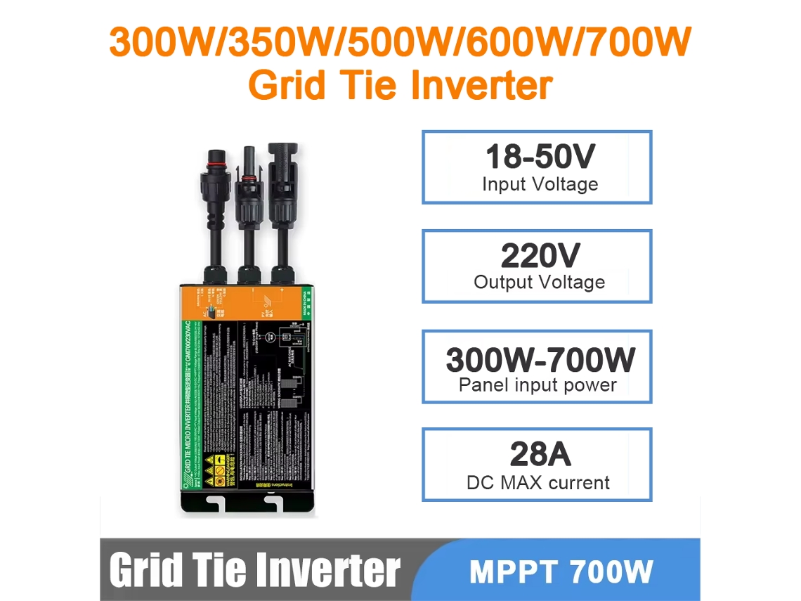 350wyh 120w 180w 300w 350w 500w 600w 700w Mppt Solar Grid Tie Micro Inversor Série Gmi Entrada Dc108-30v Saída 110v-240v 65 Solar On Grid