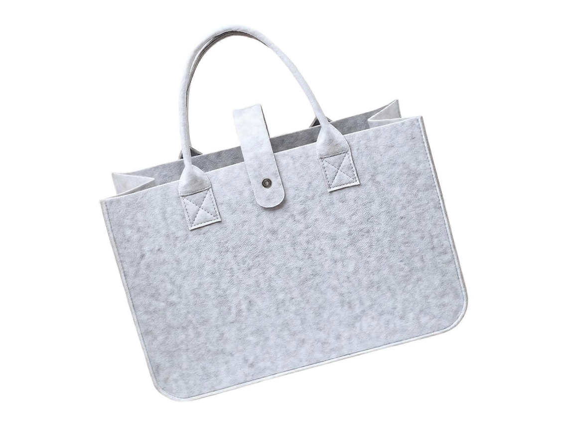 Sacola De Compras Dobrável De Feltro Para Brinquedos, Compras, Passeios, Armazenamento, Trabalho, Viagens, Piqueniques E Uso Diário, Azul Marinho.