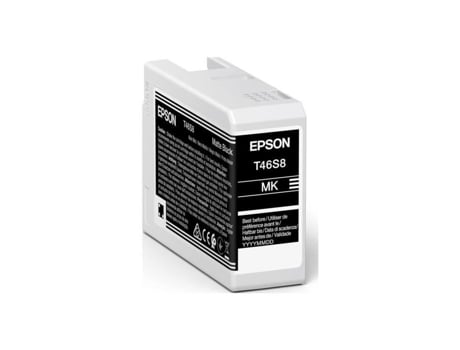 Cartucho de Tinta T46S8 25 Ml Preto Fosco Original Cartucho de Tinta EPSON
