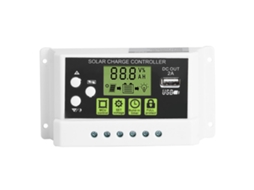 Regulador de Carga Solar Pwm com LCD e USB 12v 24v 10a com S/MARCA