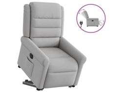 Electric Stand Up Recliner Chair, Electric Stand Up Recliner Chairs Vidaxl Cinzeto Tecido