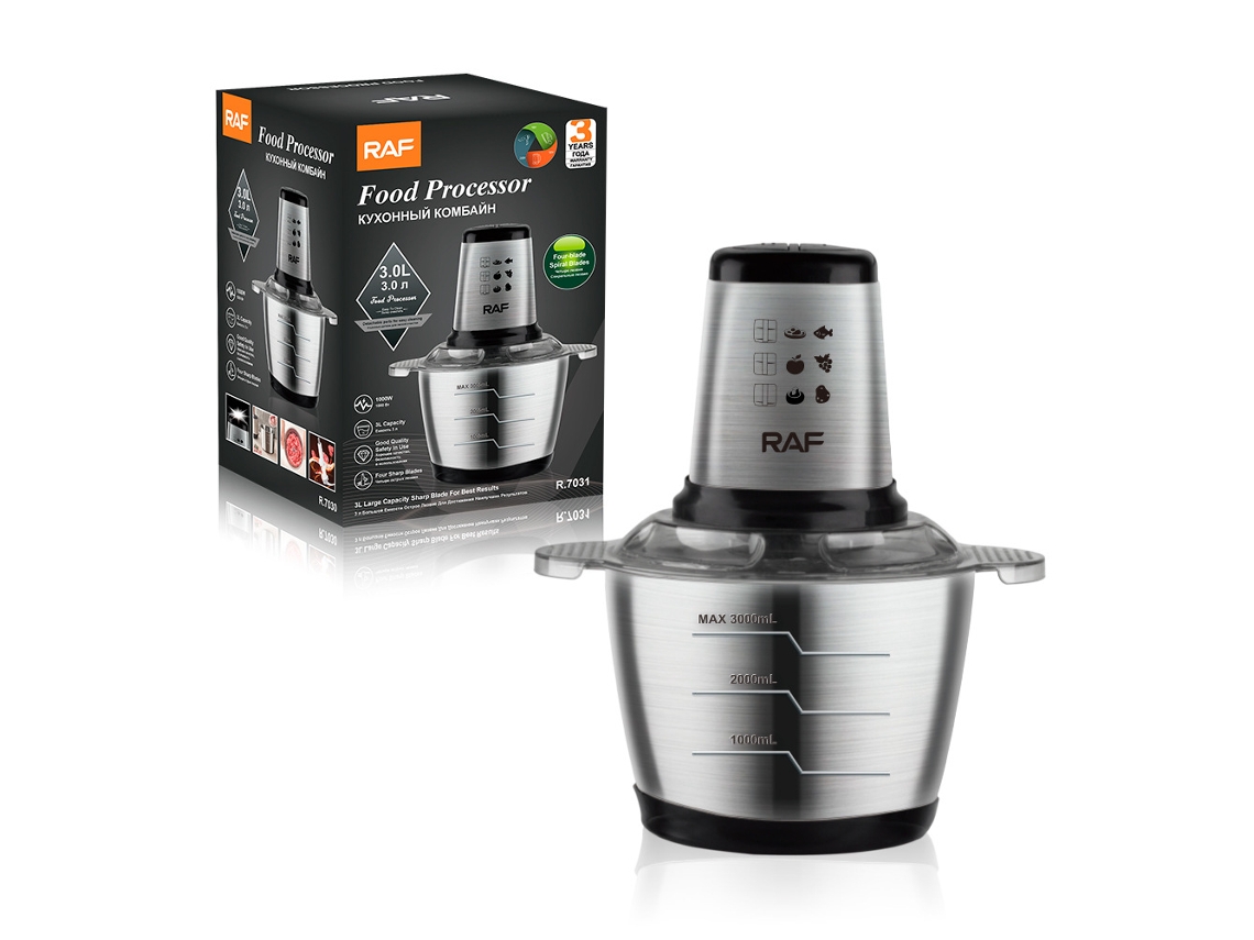 Picador De Legumes Elétrico Multifuncional Raf 1000w