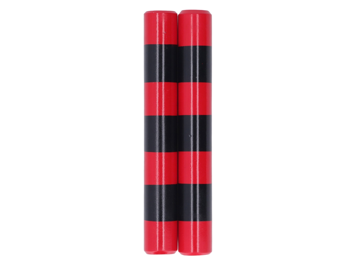 Instrumento Musical De Educação Precoce Sand Stick Shaker Listras Vermelhas Percussão Rattle Maracas