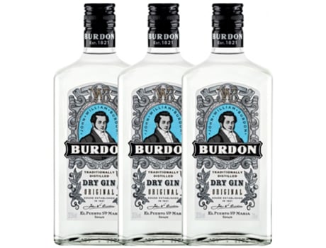 Gin CABALLERO Caballero Burdon Original Dry Gin (0.7 L - 3 unidades)