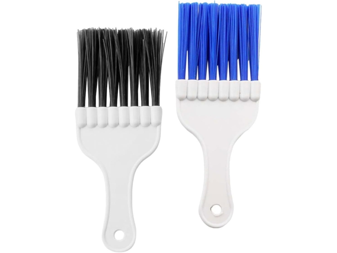 Conjunto De 2 Escovas De Limpeza Para Radiador De Ar Condicionado.